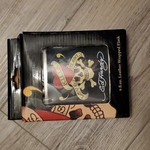 Ed Hardy Flask 6 fl.oz. NIB Vintage